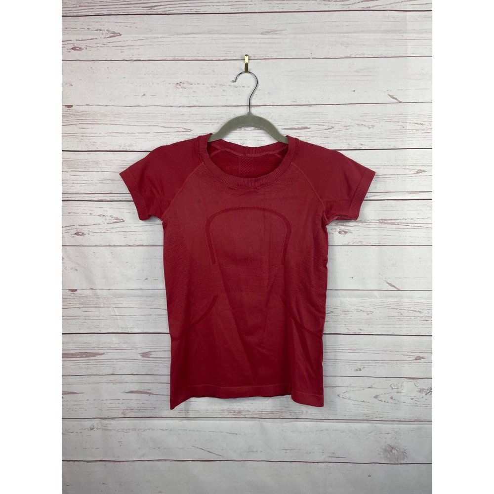 Short Sleeve Compression Athletic Top 0/XS Red